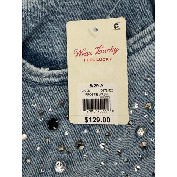 NWT Lucky Brand Baggy Frostie Wash Size 8/29 A - Picture 9 of 10